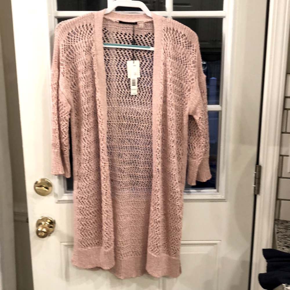 NWT T Tahari shimmer mid length ladies sweater